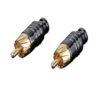 RCA Male Connector Plug Terminal Pure Copper Speaker HiFi DIY