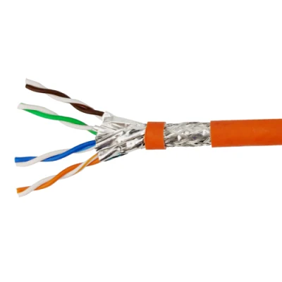 Câble LAN Telemax Cat 6a Sftp 23awg 100% cuivre 0,57 mm PVC