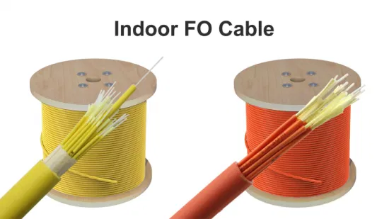 Câble d'intérieur d'usine de la Chine 1 ~ 288 câbles à fibres optiques de communication multimode PVC LSZH monomodes